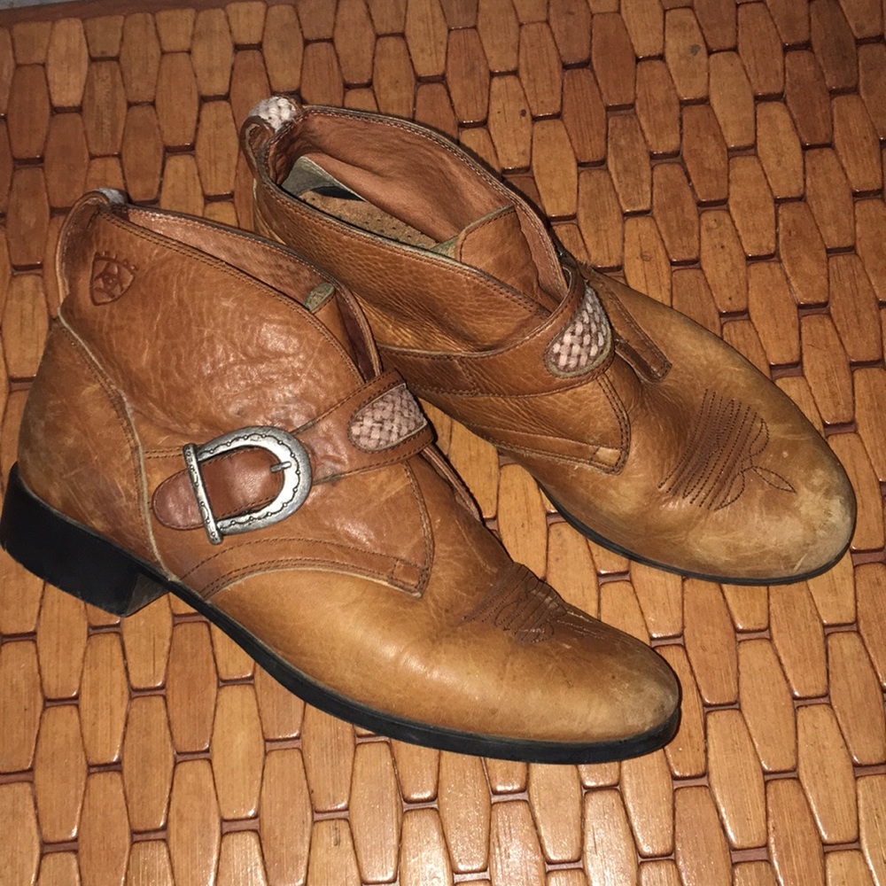 Western Brown Booties